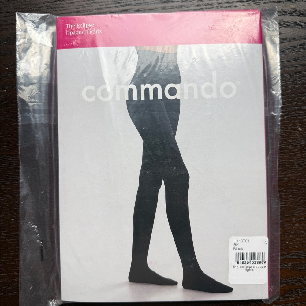 Commando black Opaque Eclipse tights size Small NWT